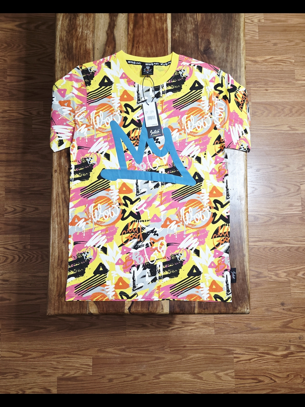 Switch's Men’s Neon Graffiti Short Sleeve Tee